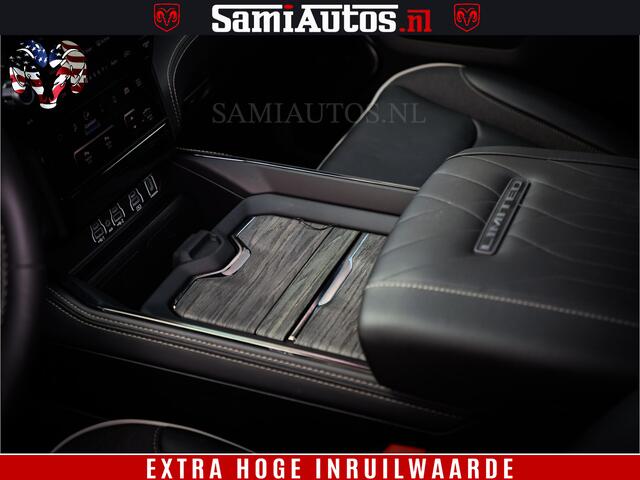 Dodge 1500 Ram Limited Night High Output 540HP 706Nm | Massage + Full Option | De Meest Luxe en Volle Pick-Up in zijn Klasse | Comfortabele Dubbele Cabine met Royale 5 Zitplaatsen | BPM vrij | Nu Leverbaar uit Voorraad | Voorraad Nr 2318 - 5415