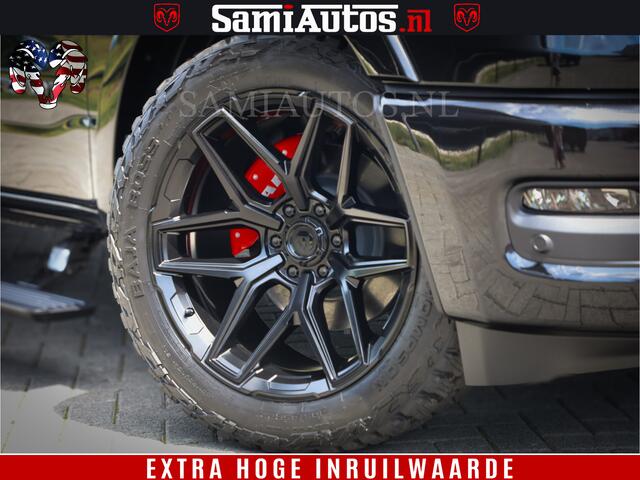 Dodge 1500 Ram Limited Night H.O 540HP 706Nm | Massage + Full Option | De Meest Luxe en Volle Pick-Up in zijn Klasse | Comfortabele Dubbele Cabine met Royale 5 Zitplaatsen | BPM vrij | Nu Leverbaar uit Voorraad | Voorraad Nr 2370 - 5411