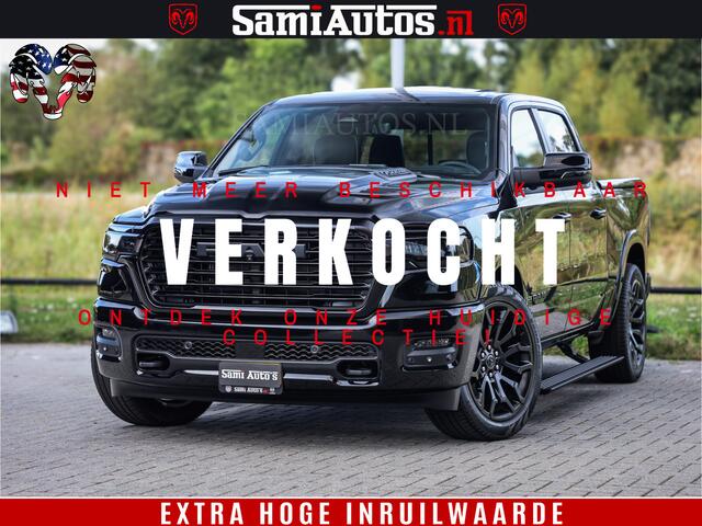 Dodge 1500 RAM Night Premium | Full Option | De Meest Luxe Pick-Up in zijn Klasse | Comfortabele Dubbele Cabine met Royale 5 Zitplaatsen | BPM vrij | Nu Leverbaar uit Voorraad | Voorraad Nr 2288 - 4952