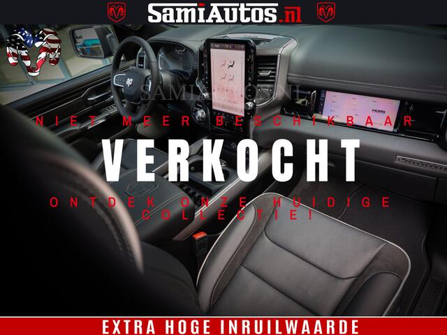 Dodge 1500 RAM Night Premium | Full Option | De Meest Luxe Pick-Up in zijn Klasse | Comfortabele Dubbele Cabine met Royale 5 Zitplaatsen | BPM vrij | Nu Leverbaar uit Voorraad | Voorraad Nr 2288 - 4952