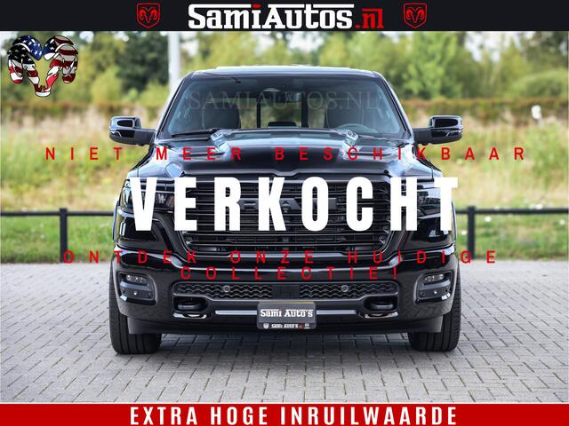 Dodge 1500 RAM Night Premium | Full Option | De Meest Luxe Pick-Up in zijn Klasse | Comfortabele Dubbele Cabine met Royale 5 Zitplaatsen | BPM vrij | Nu Leverbaar uit Voorraad | Voorraad Nr 2288 - 4952
