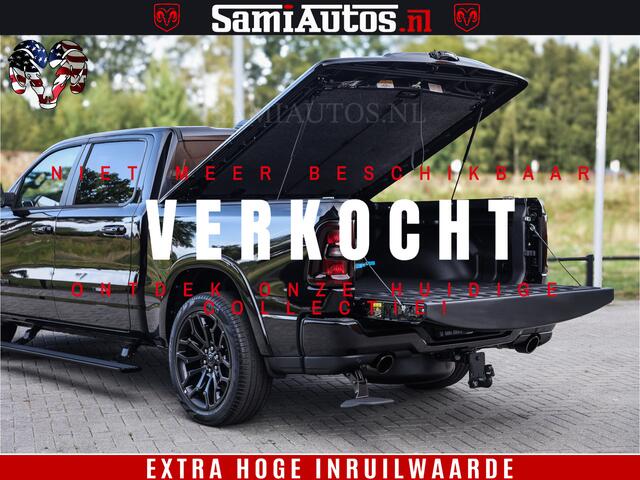 Dodge 1500 RAM Night Premium | Full Option | De Meest Luxe Pick-Up in zijn Klasse | Comfortabele Dubbele Cabine met Royale 5 Zitplaatsen | BPM vrij | Nu Leverbaar uit Voorraad | Voorraad Nr 2288 - 4952
