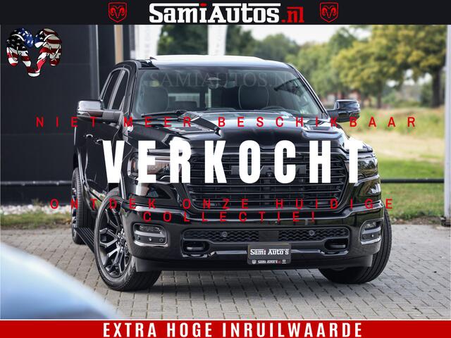 Dodge 1500 RAM Night Premium | Full Option | De Meest Luxe Pick-Up in zijn Klasse | Comfortabele Dubbele Cabine met Royale 5 Zitplaatsen | BPM vrij | Nu Leverbaar uit Voorraad | Voorraad Nr 2288 - 4952