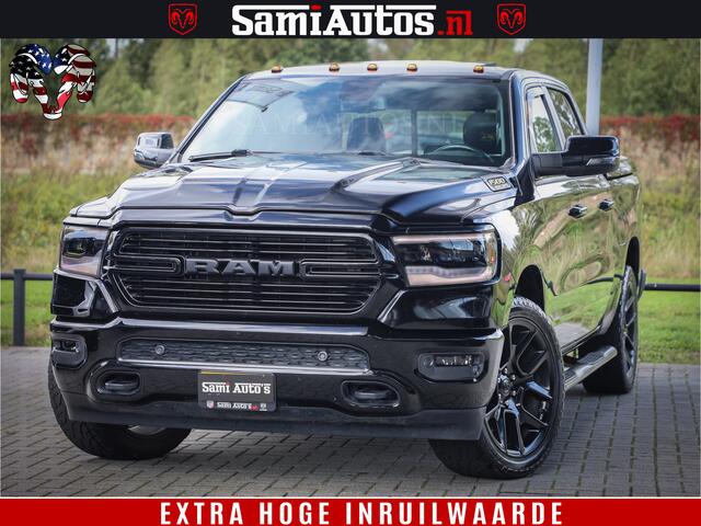 Dodge 1500 Ram Black Ops | Hemi 5.7 V8 4x4 | Panorama Dak | Night Edition | Alarm | Comfortabele Dubbele Cabine DC met Royale 5 Zitplaatsen | Alcantara / Leder | Alpine |