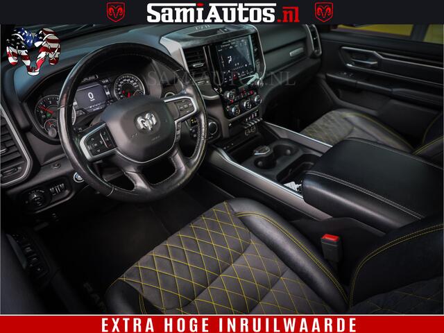 Dodge 1500 Ram Black Ops | Hemi 5.7 V8 4x4 | Panorama Dak | Night Edition | Alarm | Comfortabele Dubbele Cabine DC met Royale 5 Zitplaatsen | Alcantara / Leder | Alpine |