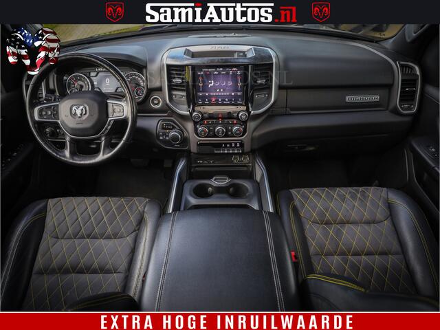Dodge 1500 Ram Black Ops | Hemi 5.7 V8 4x4 | Panorama Dak | Night Edition | Alarm | Comfortabele Dubbele Cabine DC met Royale 5 Zitplaatsen | Alcantara / Leder | Alpine |