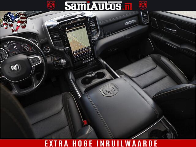 Dodge 1500 Ram HULK PACK | MEGA VOL | HEMI 5.7 V8 | HUD | WIDE BODY | LUCHTVERING | Comfortabele Dubbele Cabine DC met Royale 5 Zitplaatsen | 4x4 | LARAMIE NIGHT EDITION