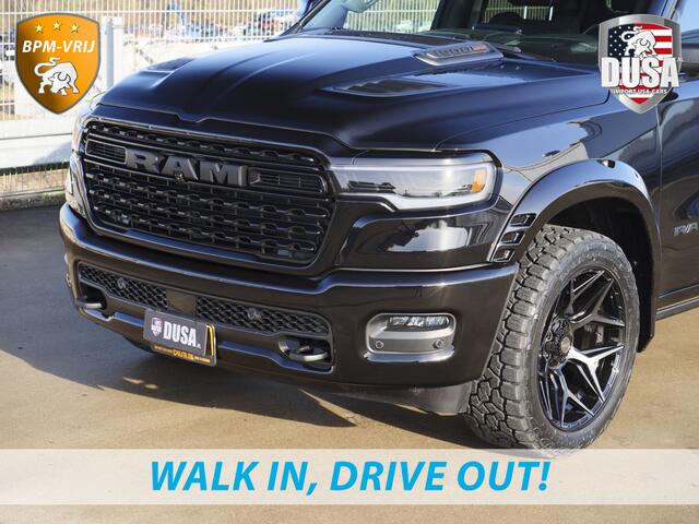 Dodge 1500 RAM | | Limited | Night | 3.0L Twin-Turbo I6 | High Output | BPM-VRIJ | Passenger Display | 14,4 Touch Screen | Harman Kardon | RAMBOX Getoonde accessoires zijn verkrijgbaar tegen meerprijs