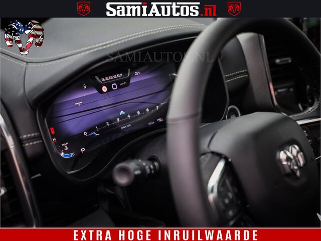 Dodge 1500 RAM Night Premium | Full Option | De Meest Luxe Pick-Up in zijn Klasse | Comfortabele Dubbele Cabine met Royale 5 Zitplaatsen | BPM vrij | Nu Leverbaar uit Voorraad | Voorraad Nr 2200 - 0886