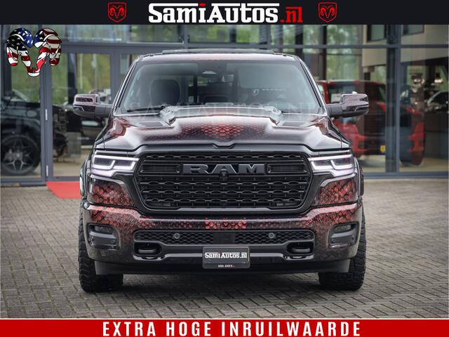 Dodge 1500 Ram COBRA EDITION | Limited Night High Output 540HP 706Nm | Massage + Full Option | De Meest Luxe en Volle Pick-Up in zijn Klasse | Comfortabele Dubbele Cabine met Royale 5 Zitplaatsen | BPM vrij | Nu Leverbaar uit Voorraad | Voorraad Nr 2292 - 5178 | Cob