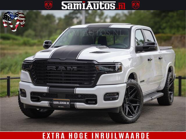 Dodge 1500 RAM Night Premium | Full Option | De Meest Luxe Pick-Up in zijn Klasse | Comfortabele Dubbele Cabine met Royale 5 Zitplaatsen | BPM vrij | Nu Leverbaar uit Voorraad | Voorraad Nr 2230 - 8765
