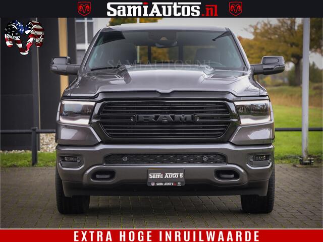 Dodge 1500 RAM SPORT 5.7 V8 HEMI | Virtual | Mega Vol | MWK Klep | XB9 | Adaptive Cruise | 4x4 | Crew Cab | Granite Crystal | Dubbel Cabine DC | 5 persoons | Eerste Eigenaar | Z.G.A.N |