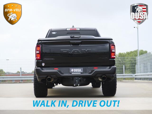 Dodge 1500 RAM | | Rebel | Night | 4x4 | Crew Cab | 3.0L Twin-turbo I6 | BPM-VRIJ | LPG | 10,2 inch Passenger Screen | Harman Kardon | Getoonde accessoires zijn verkrijgbaar tegen meerprijs