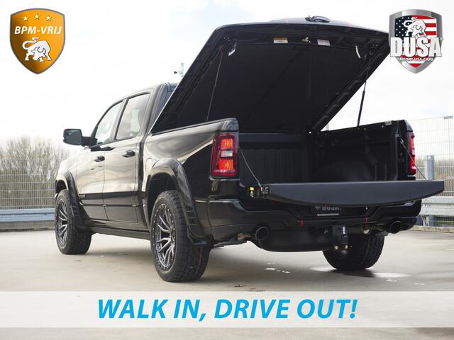 Dodge 1500 RAM | | Laramie | Premium Night | 3.0L I6 Hurricane | 4X4 | BPM-VRIJ | BPM-VRIJ | Niveau regeling | Passenger Display | Getoonde accessoires zijn verkrijgbaar tegen meerprijs