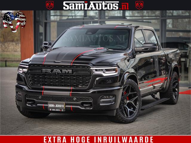 Dodge 1500 Ram Limited High Output 540HP 706Nm | Massage + Full Option | De Meest Luxe en Volle Pick-Up in zijn Klasse | Comfortabele Dubbele Cabine met Royale 5 Zitplaatsen | HULK PACK MEERPRIJS | Voorraad Nr 2318 - 5415