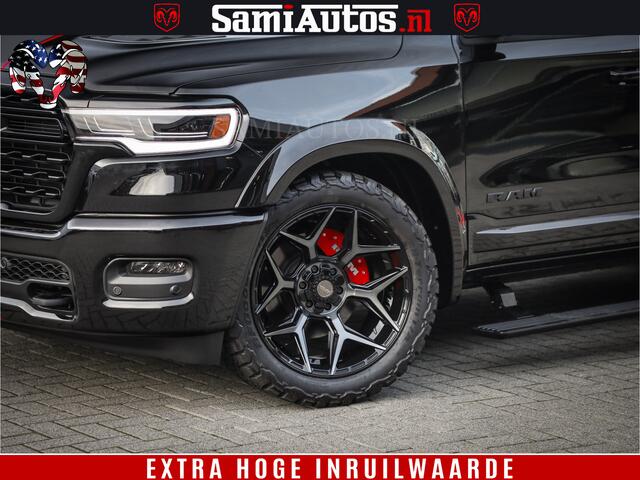 Dodge 1500 Ram 540 PK Limited High Output 706Nm | Massage + Full Option | De Meest Luxe en Volle Pick-Up in zijn Klasse | Comfortabele Dubbele Cabine met Royale 5 Zitplaatsen | HULK PACK MEERPRIJS | Voorraad Nr 2333 - 5129