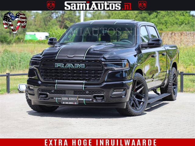 Dodge 1500 Ram Limited H.O 540HP 706Nm | Massage + Full Option | De Meest Luxe en Volle Pick-Up in zijn Klasse | Comfortabele Dubbele Cabine met Royale 5 Zitplaatsen | BPM vrij | Nu Leverbaar uit Voorraad | Voorraad Nr 2304 - 8540