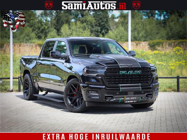 Dodge 1500 Ram Limited H.O 540HP 706Nm | Massage + Full Option | De Meest Luxe en Volle Pick-Up in zijn Klasse | Comfortabele Dubbele Cabine met Royale 5 Zitplaatsen | BPM vrij | Nu Leverbaar uit Voorraad | Voorraad Nr 2304 - 8540