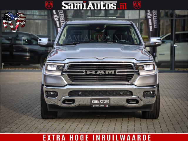 Dodge 1500 Ram Bom Vol | 5,7 V8 Hemi | Limited Wheels 22 inch | Luchtvering | Adaptive Cruise | Panoramadak | 360 Camera | Crew Cab | Dubbele Cabine | DC | 5 Persoons |