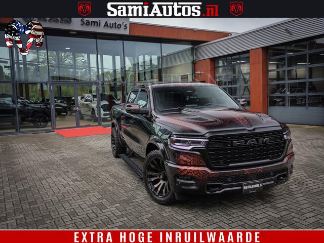Dodge 1500 Ram COBRA EDITION | Limited Night High Output 540HP 706Nm | Massage + Full Option | De Meest Luxe en Volle Pick-Up in zijn Klasse | Comfortabele Dubbele Cabine met Royale 5 Zitplaatsen | BPM vrij | Nu Leverbaar uit Voorraad | Voorraad Nr 2292 - 5178 | Cob