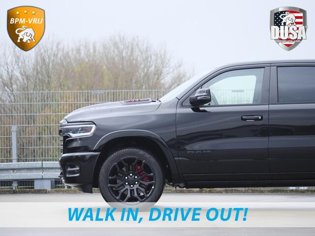 Dodge 1500 RAM | | Limited | 3.0L Twin-Turbo I6 | High Output | BPM-VRIJ | Passenger Display | 14,4 Touch Screen | RAMBOX Getoonde accessoires zijn verkrijgbaar tegen meerprijs