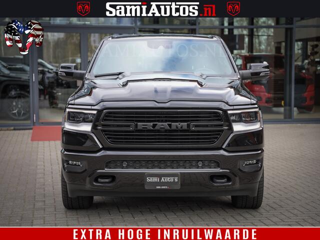 Dodge 1500 Ram LARAMIE SPORT 4X4 5.7 V8 | PRINS LPG | CAMERA | APPLE CARPLAY | 3500KG | FULL LED | CRUISE | MEMORY SEATS | LEDER | DUBBELE CABINE | CREWCAB Voorraad Nr: 2529 - 641277