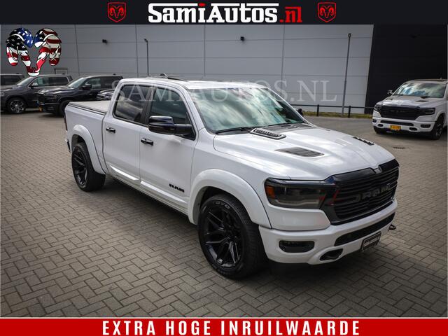 Dodge 1500 Ram Laramie Sport | V8 5,7 402 HP | Krachtige Hemi | Panorama Dak | 12' Scherm | Comfortabele Dubbele Cabine met Royale 5 Zitplaatsen | BPM vrij | Nu Leverbaar uit Voorraad | Voorraad Nr 2527-641273
