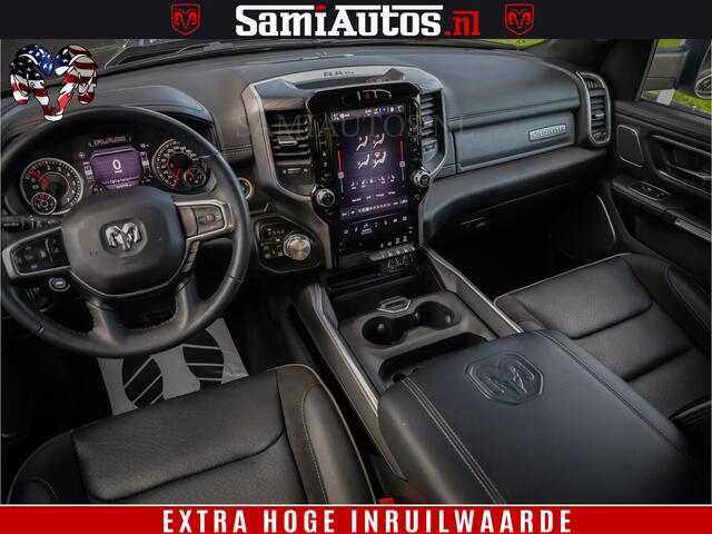 Dodge 1500 Ram Laramie Hemi 5.7 V8 4x4 Crew Cab DC | Panorama Dak | 12' Grootscherm | Comfortabele Dubbele Cabine met Royale 5 Zitplaatsen | Voorraad Nr 2521-41242