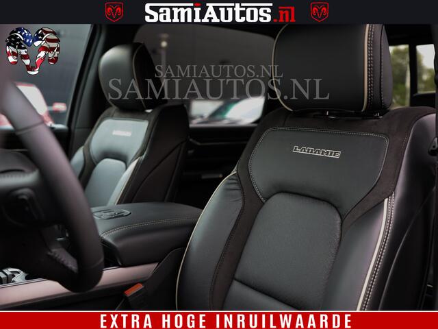 Dodge 1500 Ram Laramie Sport | V8 5,7 402 HP | Krachtige Hemi | Panorama Dak | 12' Scherm | Comfortabele Dubbele Cabine met Royale 5 Zitplaatsen | BPM vrij | Nu Leverbaar uit Voorraad | Voorraad Nr 2526-41272