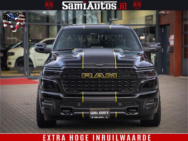 Dodge 1500 Ram Limited Night H.O 540HP 706Nm | Massage + Full Option | De Meest Luxe en Volle Pick-Up in zijn Klasse | Comfortabele Dubbele Cabine met Royale 5 Zitplaatsen | BPM vrij | Nu Leverbaar uit Voorraad | Voorraad Nr 2329 - 5135