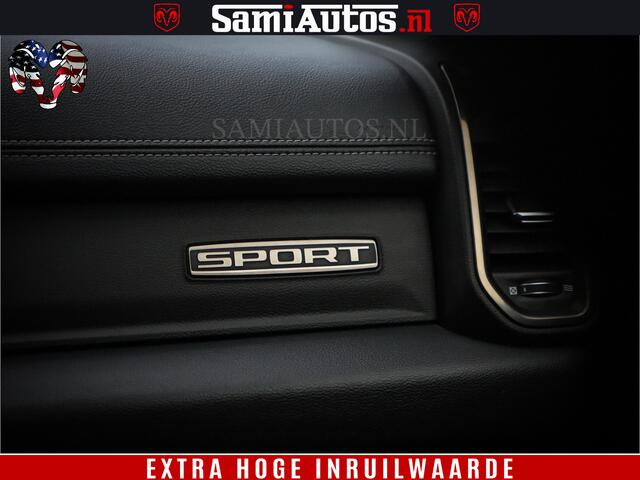Dodge 1500 Ram Black Sport | Hemi 5.7 V8 | Luchtvering | 360 Camera | Panorama Dak | 4x4 Crew Cab | Dubbele cabine 5 persoons | Grijskenteken |