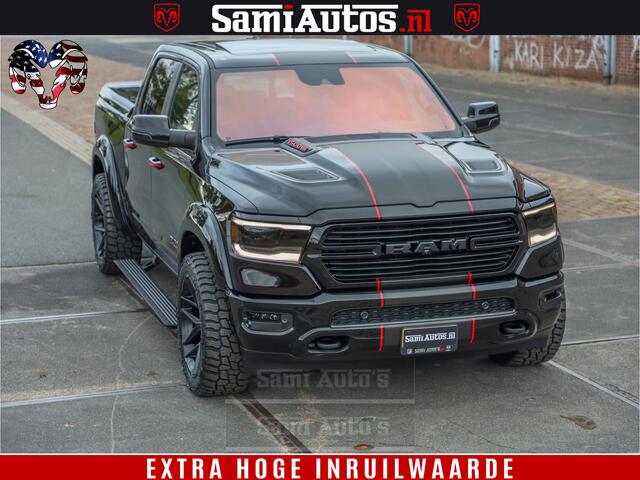 Dodge 1500 RAM GT EDITION HULK TRX PACK | 5.7 HEMI V8 402PK | VIRTUAL COCKPIT | HEAD-UP | ADAPTIVE CRUISE | 360 CAMERA | VOLLE UITVOERING | Comfortabele Dubbele Cabine met Royale 5 Zitplaatsen |