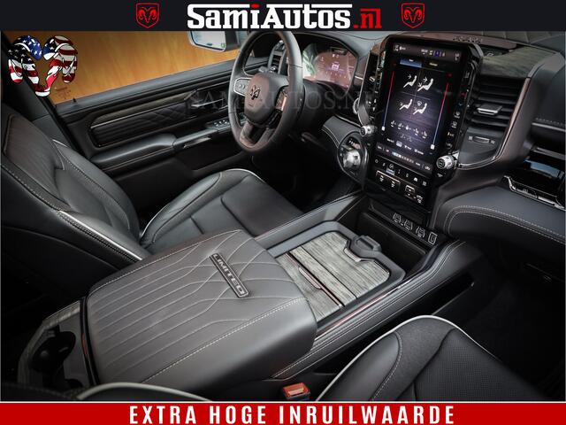 Dodge 1500 Ram Limited Night High Output 540HP 706Nm | Massage + Full Option | De Meest Luxe en Volle Pick-Up in zijn Klasse | Comfortabele Dubbele Cabine met Royale 5 Zitplaatsen | BPM vrij | Nu Leverbaar uit Voorraad | Voorraad Nr 2352 - 7649