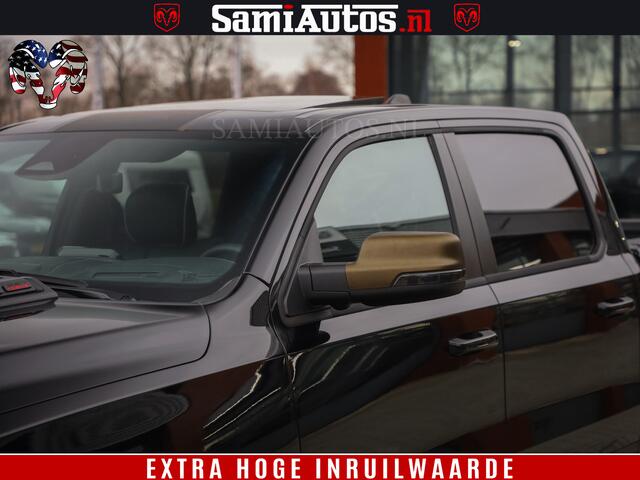 Dodge 1500 Ram Limited Night H.O 540HP 706Nm | Massage + Full Option | De Meest Luxe en Volle Pick-Up in zijn Klasse | Comfortabele Dubbele Cabine met Royale 5 Zitplaatsen | BPM vrij | Nu Leverbaar uit Voorraad | Voorraad Nr 2323 - 5168
