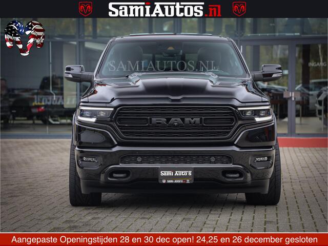 Dodge 1500 Ram LIMITED NIGHT | FEUL WHEELS | BOM VOL | 5.7 V8 4x4 | TOP STAAT | DUBBELE CABINE | MWK | XB9 | HUD | Deze RAM is momenteel in gebruik door ons. Gelieve ons te informeren indien u de pick-up wenst te bezichtigen.