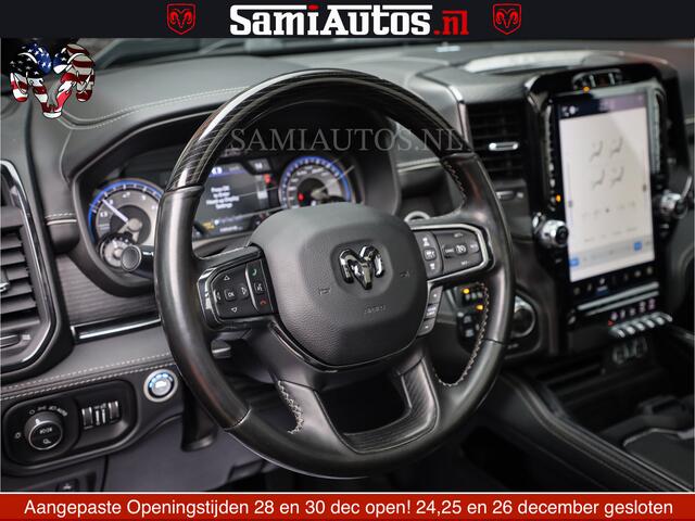 Dodge 1500 Ram LIMITED NIGHT | FEUL WHEELS | BOM VOL | 5.7 V8 4x4 | TOP STAAT | DUBBELE CABINE | MWK | XB9 | HUD | Deze RAM is momenteel in gebruik door ons. Gelieve ons te informeren indien u de pick-up wenst te bezichtigen.