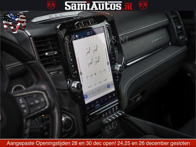 Dodge 1500 Ram LIMITED NIGHT | FEUL WHEELS | BOM VOL | 5.7 V8 4x4 | TOP STAAT | DUBBELE CABINE | MWK | XB9 | HUD | Deze RAM is momenteel in gebruik door ons. Gelieve ons te informeren indien u de pick-up wenst te bezichtigen.