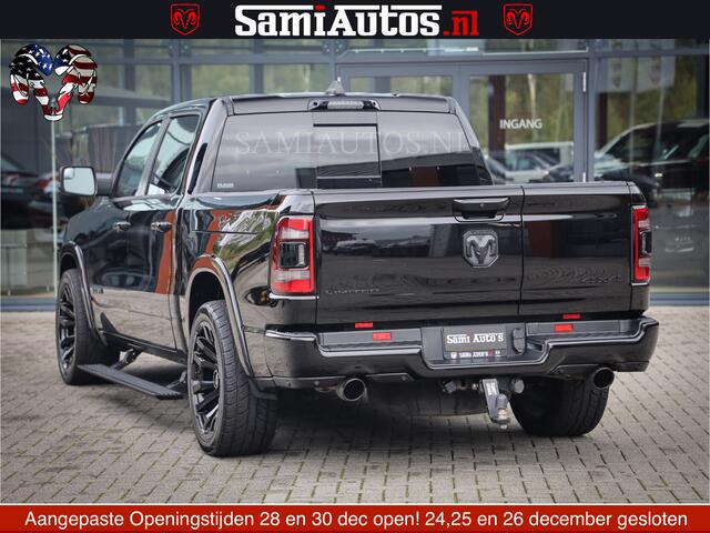 Dodge 1500 Ram LIMITED NIGHT | FEUL WHEELS | BOM VOL | 5.7 V8 4x4 | TOP STAAT | DUBBELE CABINE | MWK | XB9 | HUD | Deze RAM is momenteel in gebruik door ons. Gelieve ons te informeren indien u de pick-up wenst te bezichtigen.