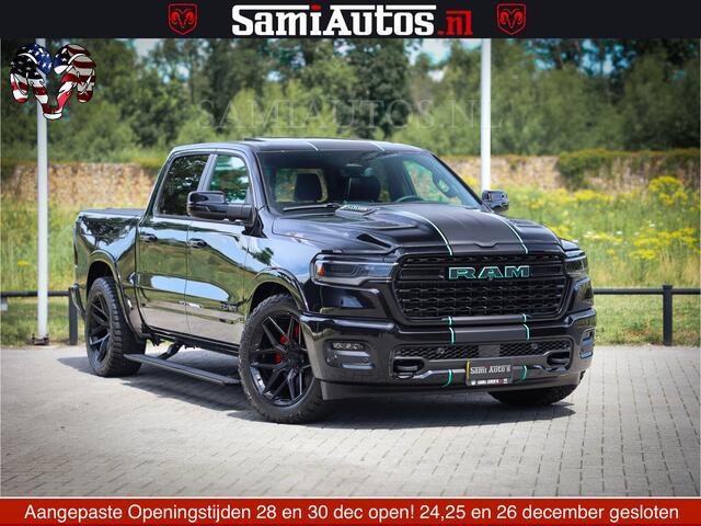 Dodge 1500 Ram Limited H.O 540HP 706Nm | Massage + Full Option | De Meest Luxe en Volle Pick-Up in zijn Klasse | Comfortabele Dubbele Cabine met Royale 5 Zitplaatsen | BPM vrij | Nu Leverbaar uit Voorraad | Voorraad Nr 2304 - 8540
