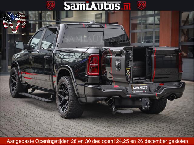Dodge 1500 Ram Limited Night H.O 540HP 706Nm | Massage + Full Option | De Meest Luxe en Volle Pick-Up in zijn Klasse | Comfortabele Dubbele Cabine met Royale 5 Zitplaatsen | BPM vrij | Nu Leverbaar uit Voorraad | Voorraad Nr 2334 - 5409