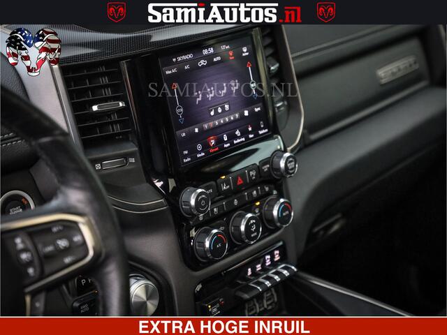 Dodge 1500 Ram SPORT BLACK EDITION | 4X4 5.7 V8 | VOL OPTIES | 360 CAMERA | APPLE CARPLAY | 3500KG | 22INCH NIGHT | FULL LED | ADAPTIVE CRUISE | MEMORY SEATS | LEDER | DUBBELE CABINE | CREWCAB