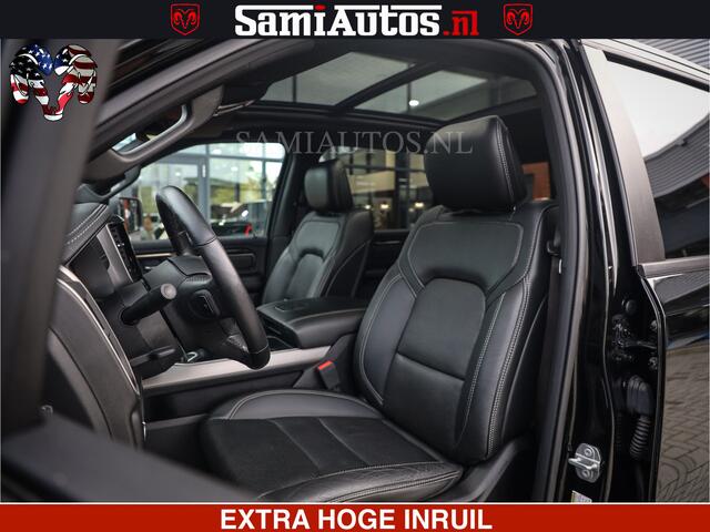Dodge 1500 Ram SPORT BLACK EDITION | 4X4 5.7 V8 | VOL OPTIES | 360 CAMERA | APPLE CARPLAY | 3500KG | 22INCH NIGHT | FULL LED | ADAPTIVE CRUISE | MEMORY SEATS | LEDER | DUBBELE CABINE | CREWCAB