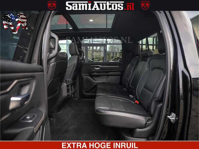 Dodge 1500 Ram SPORT BLACK EDITION | 4X4 5.7 V8 | VOL OPTIES | 360 CAMERA | APPLE CARPLAY | 3500KG | 22INCH NIGHT | FULL LED | ADAPTIVE CRUISE | MEMORY SEATS | LEDER | DUBBELE CABINE | CREWCAB