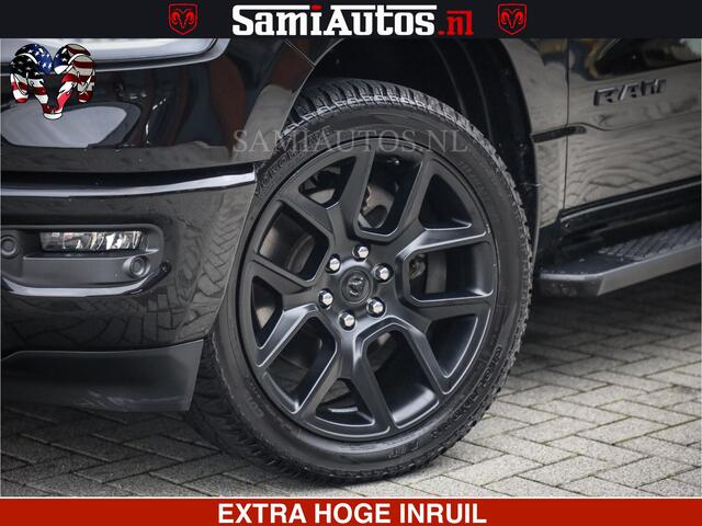 Dodge 1500 Ram SPORT BLACK EDITION | 4X4 5.7 V8 | VOL OPTIES | 360 CAMERA | APPLE CARPLAY | 3500KG | 22INCH NIGHT | FULL LED | ADAPTIVE CRUISE | MEMORY SEATS | LEDER | DUBBELE CABINE | CREWCAB