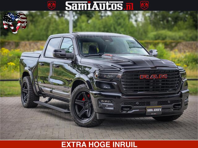 Dodge 1500 RAM Night Premium | Full Option | De Meest Luxe Pick-Up in zijn Klasse | Comfortabele Dubbele Cabine met Royale 5 Zitplaatsen | BPM vrij | Nu Leverbaar uit Voorraad | Voorraad Nr 2287 - 3384