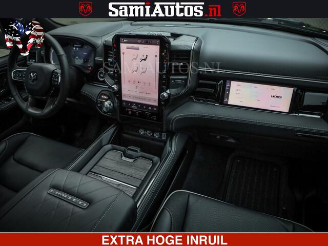 Dodge 1500 Ram Limited Night H.O 540HP 706Nm | Massage + Full Option | De Meest Luxe en Volle Pick-Up in zijn Klasse | Comfortabele Dubbele Cabine met Royale 5 Zitplaatsen | BPM vrij | Nu Leverbaar uit Voorraad | Voorraad Nr 2353 - 5412