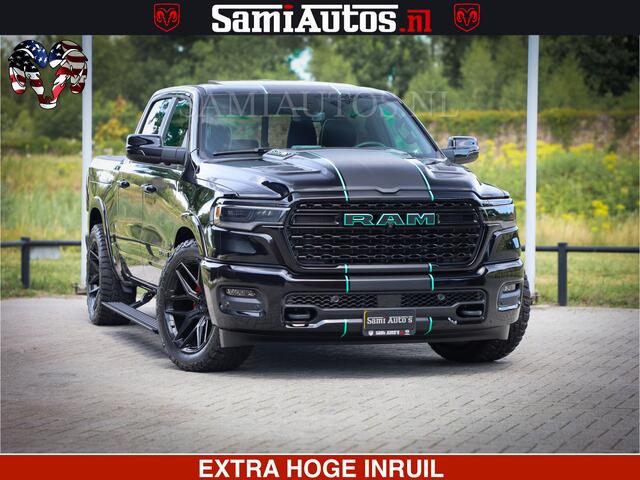 Dodge 1500 Ram Limited Night High Output 540HP 706Nm | Massage + Full Option | De Meest Luxe en Volle Pick-Up in zijn Klasse | Comfortabele Dubbele Cabine met Royale 5 Zitplaatsen | BPM vrij | Nu Leverbaar uit Voorraad | Voorraad Nr 2320 - 5138