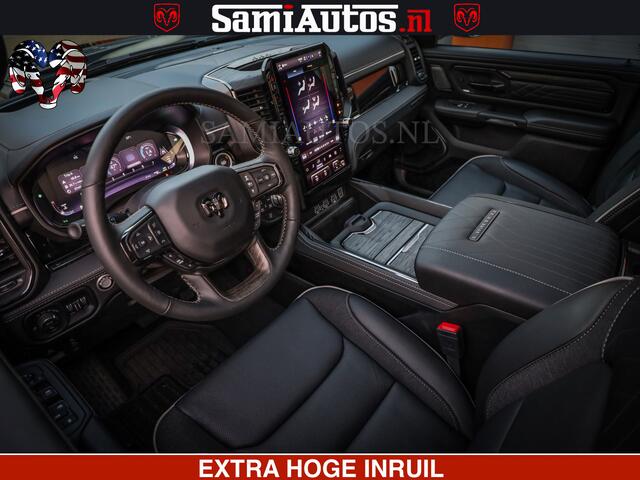 Dodge 1500 Ram Limited Night High Output 540HP 706Nm | Massage + Full Option | De Meest Luxe en Volle Pick-Up in zijn Klasse | Comfortabele Dubbele Cabine met Royale 5 Zitplaatsen | BPM vrij | Nu Leverbaar uit Voorraad | Voorraad Nr 2320 - 5138