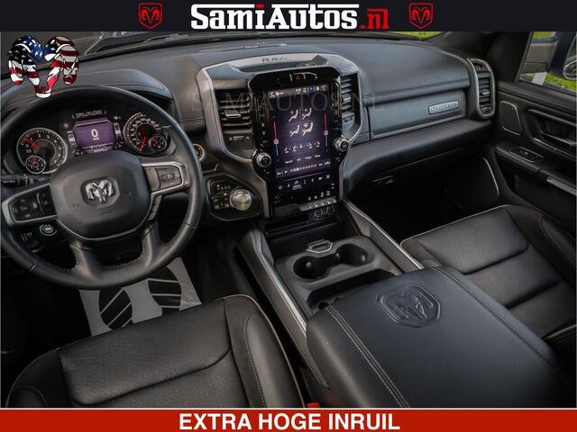 Dodge 1500 Ram Laramie Hemi 5.7 V8 4x4 Crew Cab DC | Panorama Dak | 12' Grootscherm | Comfortabele Dubbele Cabine met Royale 5 Zitplaatsen | Voorraad Nr 2521-41242