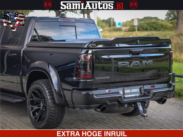 Dodge 1500 Ram Laramie Hemi 5.7 V8 4x4 Crew Cab DC | Panorama Dak | 12' Grootscherm | Comfortabele Dubbele Cabine met Royale 5 Zitplaatsen | Voorraad Nr 2521-41242